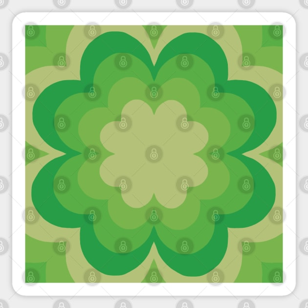 green gradient flower tunnel Sticker by Leticia Diab